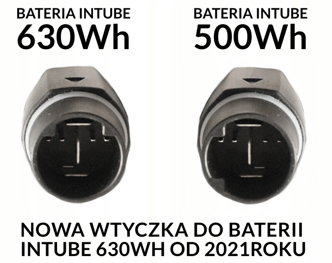 Różnice między wtyczkami ładowarek Yamaha Tuba 500 i 630Wh