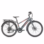 Rower Elektryczny JOBOBIKE Viva Mid-Step ciemny szary