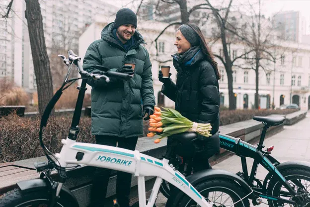 JOBOBIKE Eddy X Składany Rower Elektryczny FatBike Miejski