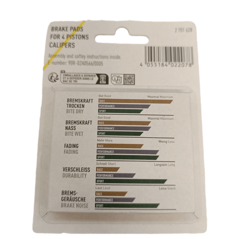 Magura Klocki Hamulcowe 8.P Performance BOX 4szt Magura Klocki Hamulcowe 8.P Performance BOX 4szt