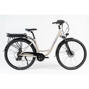 Rower elektryczny Neon Raya warm gray