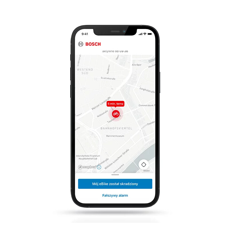 eBike Flow+ śledzenie GPS