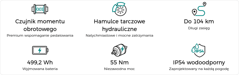 Rower elektryczny Fiido C11 Pro cechy