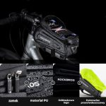 Sakwa rowerowa Rockbros B68 na ramę z uchwytem na smartfon