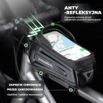 Sakwa rowerowa Rockbros B68 na ramę z uchwytem na smartfon
