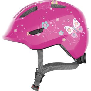 Kask rowerowy dziecięcy ABUS Smiley 3.0 pink butterfly