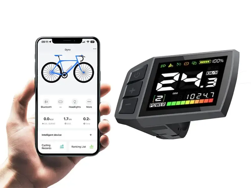 JOBOBIKE Dyno wyświetlacz LCD z bluetooth