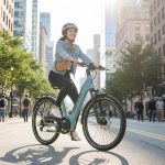 Rower elektryczny JOBOBIKE Dyno niebieski