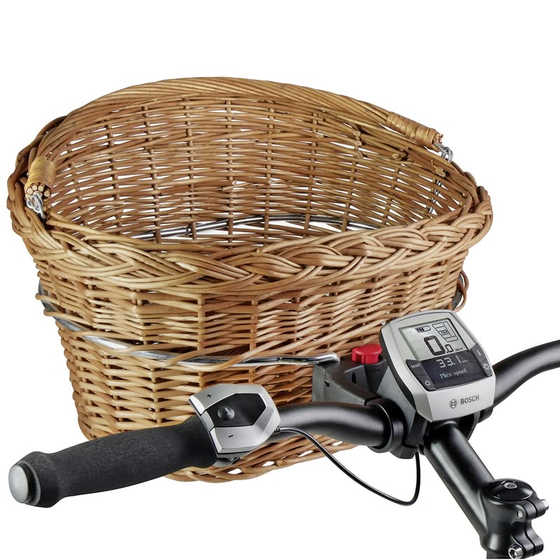 KLICKfix Wicker Handlebar Basket