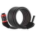 Zapięcie rowerowe ROCKBROS RKS507-1BK na szyfr