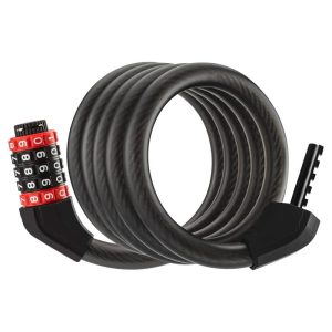 Zapięcie rowerowe ROCKBROS RKS507-1BK na szyfr