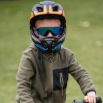 Kask rowerowy dziecięcy ROCKBROS TT-32SOBL Full Face niebieski