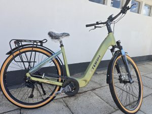 Rower elektryczny Storm E-Diamond Pro 3.0 jasna oliwka