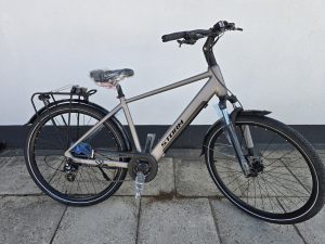 Rower elektryczny Storm E-diamond Pro 1.0 Man srebrny