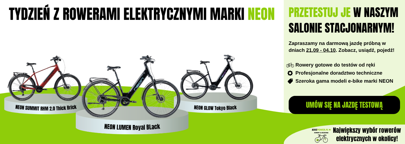 TYDZIEŃ Z ROWERAMI ELEKTRYCZNYMI MARKI NEON